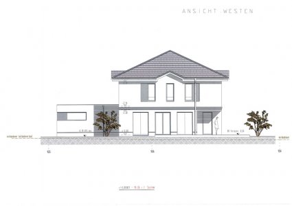 Bauantrag zweigeschössiges EFH in Langenleuba-Niederhain