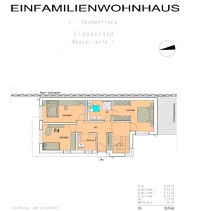 Ersatzneubau Eigenheim, vorheriger Abbruch eines Alten Doppelhauses 